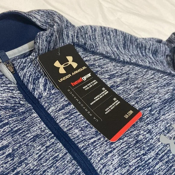 Men’s Under Armour Heat Gear 1/2 Zip Long Sleeve - Picture 2 of 6